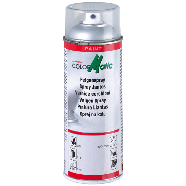 WHEEL SILVER SEMI MAT 400ml